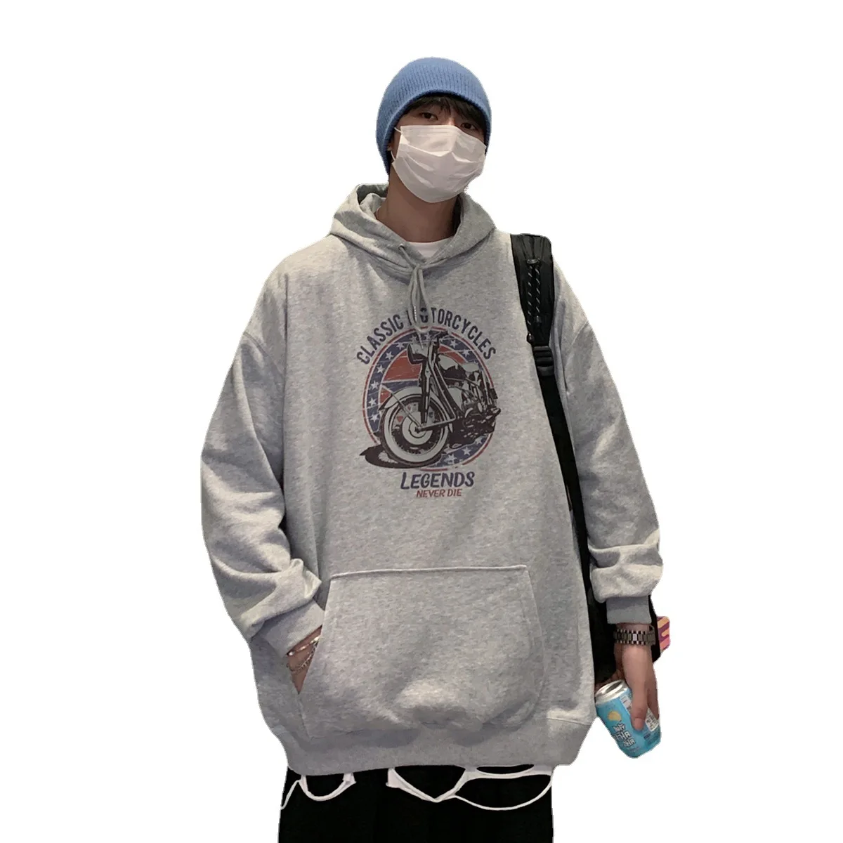 Sweatshirt men's hooded loose Korean style trendy couple tops spring and autumn all-match jacket
Sweatshirt men's hooded loose Korean style trendy couple tops spring and autumn all-match jacket