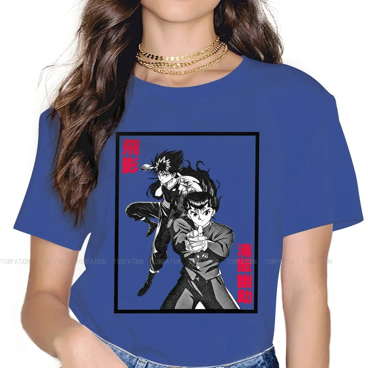 Футболка с рисунком Yu Hakusho Yusuke Kuwabara Kurama Botan, креативные топы, футболка, женская футболка, специальная подарочная одежда, 4XL
Футболка с рисунком Yu Hakusho Yusuke Kuwabara Kurama Botan, креативные топы, футболка, женская футболка, специальная подарочная одежда, 4XL