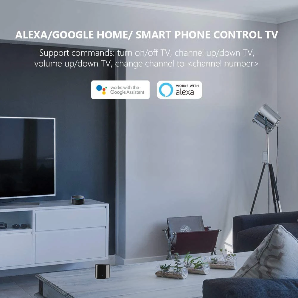 Broadlink RM4 Mini Bestcon RM4C Smart Home WiFi IR Remote Controller Automation Modules Compatible with Alexa Google Home IFTTT
Broadlink RM4 Mini Bestcon RM4C Smart Home WiFi IR Remote Controller Automation Modules Compatible with Alexa Google Home IFTTT