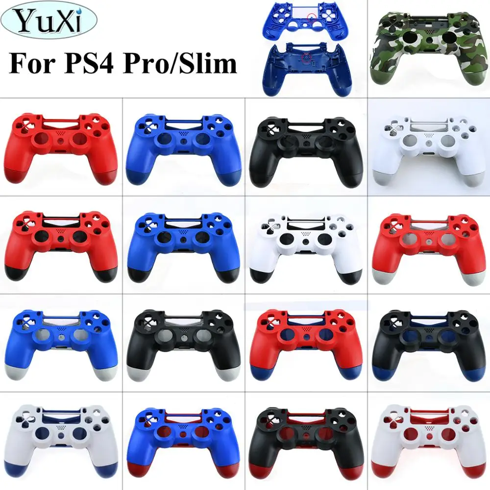 Тонкий контроллер YuXi для PS4 Pro модель JDM 040 передний задний жесткий пластиковый