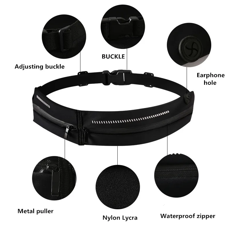 Outdoor Sports Pockets Unisex Anti-theft Mobile Phone Running Belt Waterproof Men And Women Tactical Invisible Running Waist Bag
Outdoor Sports Pockets Unisex Anti-theft Mobile Phone Running Belt Waterproof Men And Women Tactical Invisible Running Waist Bag