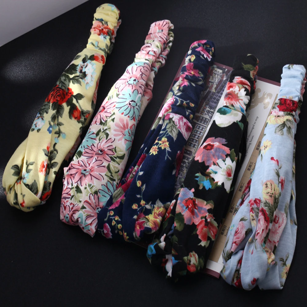 Vintage Floral Printed Stretch Hair Band Women Cross Knotted Wide Headband Sport Yoga Hairband Multicolor Hair Accessories Gifts
Vintage Floral Printed Stretch Hair Band Women Cross Knotted Wide Headband Sport Yoga Hairband Multicolor Hair Accessories Gifts
