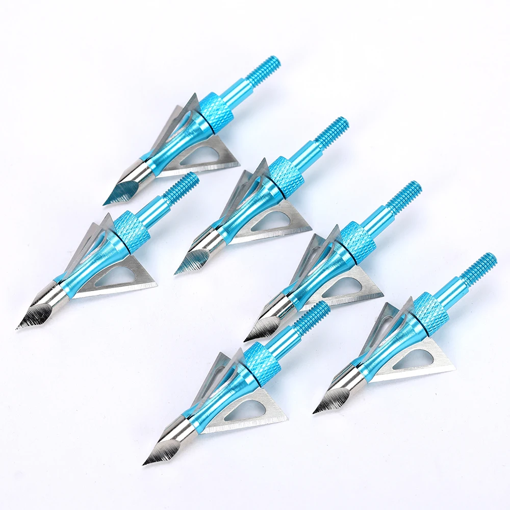 6/9/12pcs 100 Grain Archery Hunting Broadheads 3 Blade Broad Screw Tips Arrow Heads for Shooting Training
6/9/12pcs 100 Grain Archery Hunting Broadheads 3 Blade Broad Screw Tips Arrow Heads for Shooting Training