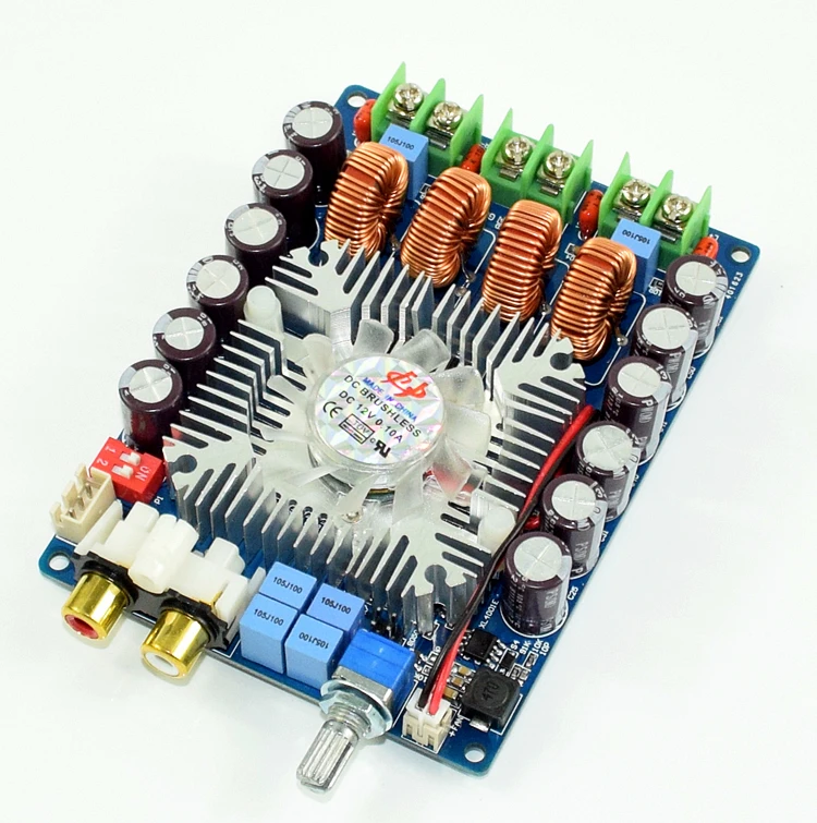 TDA7498 2.0 Class D 100W + 100W power amplifier board
TDA7498 2.0 Class D 100W + 100W power amplifier board