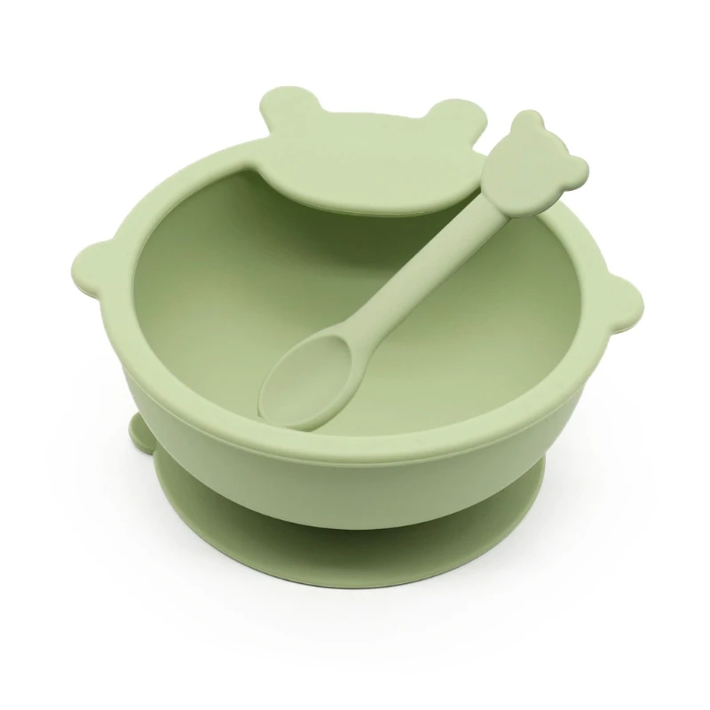 BPA Free Silicone Waterproof Baby Suction Bowl Training Spoon Set Non-Slip Learning Feeding Food Dish Plate Kids Toddlers
BPA Free Silicone Waterproof Baby Suction Bowl Training Spoon Set Non-Slip Learning Feeding Food Dish Plate Kids Toddlers