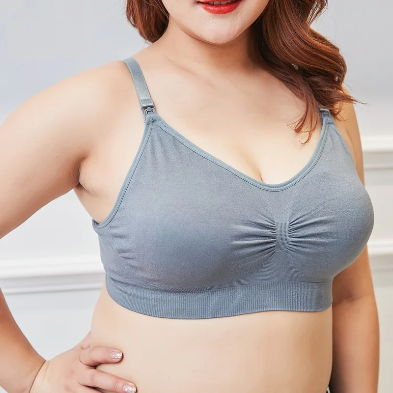 Plus Size Maternity Nursing Bra Breathable Thin Cup Wirefree Pregnancy Breastfeeding Bra Women Underwear lactancia XL-3XL
Plus Size Maternity Nursing Bra Breathable Thin Cup Wirefree Pregnancy Breastfeeding Bra Women Underwear lactancia XL-3XL