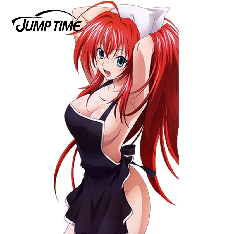 JumpTime 13 см x 6 9 JDM аниме Наклейка на окно Rias Gremory для оформления автомобиля