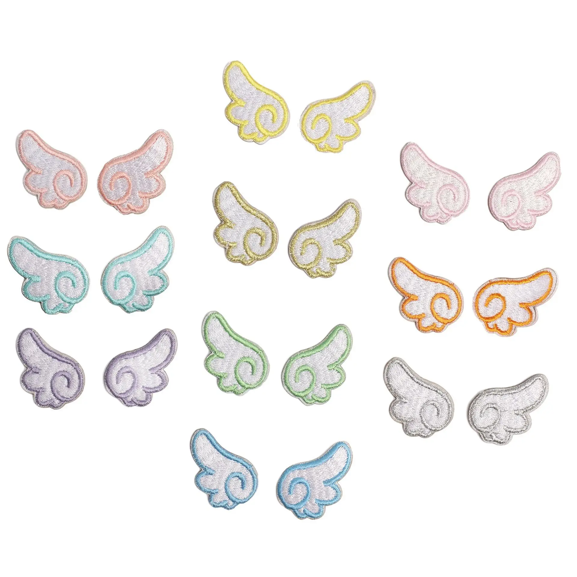 Colorful Cartoon Angel Wings Embroidered Clothes Patch Diy Mobile Phone Case With Embroidered Logo For Clothes, Shoes And Hats
Colorful Cartoon Angel Wings Embroidered Clothes Patch Diy Mobile Phone Case With Embroidered Logo For Clothes, Shoes And Hats