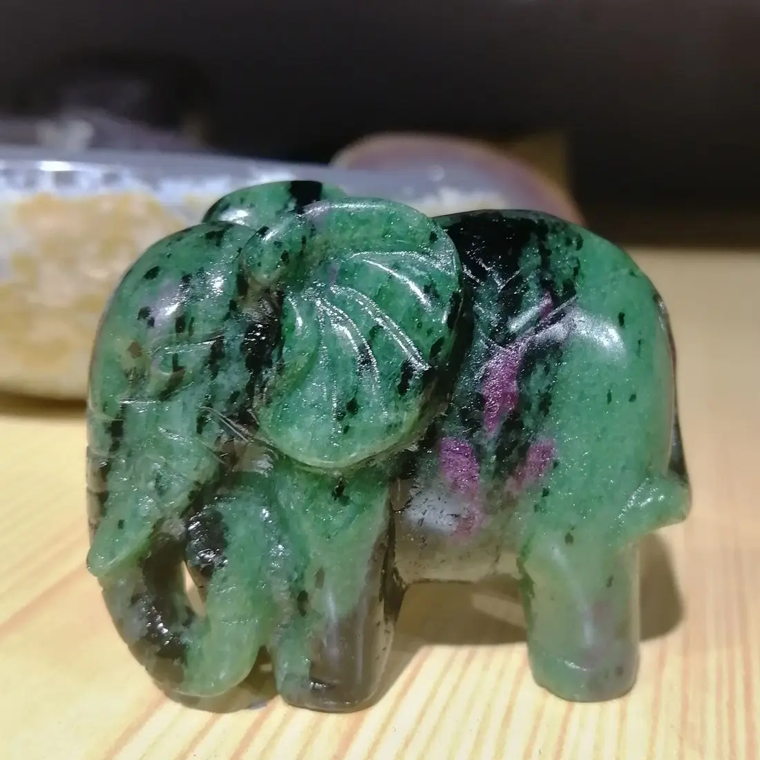 Natural Unakite Animal Elephant Rose crystal quartz Hand made handicraft ornaments for Beautiful gift 55-65mm
Natural Unakite Animal Elephant Rose crystal quartz Hand made handicraft ornaments for Beautiful gift 55-65mm