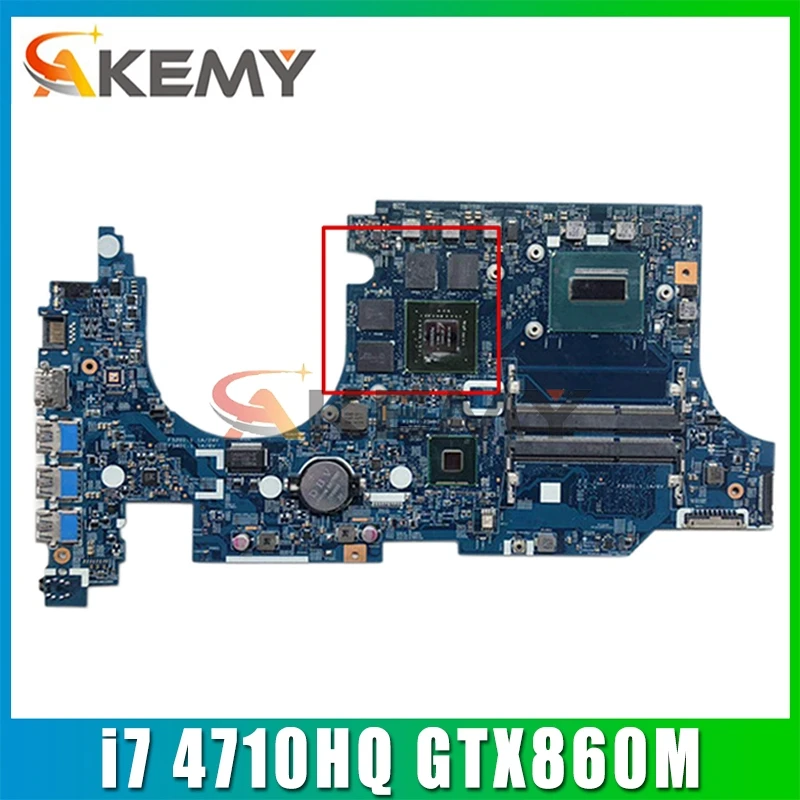 

For Acer aspire VN7-591 VN7-591G Laptop motherboard 14206-1 448.02W02.0011 CPU i7 4710HQ GPU GTX860M tested 100% work Mainboard