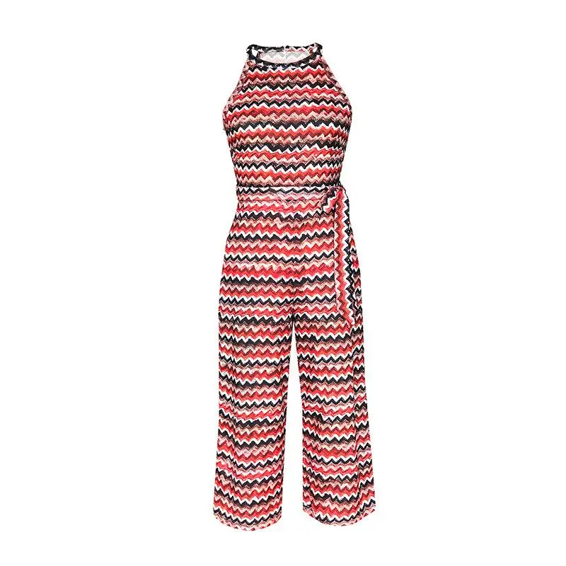 Jumpsuit Sleeveless All S-XL Wide Leg Pant New Wide Leg IN Ladies Blue Strip 
Jumpsuit Sleeveless All S-XL Wide Leg Pant New Wide Leg IN Ladies Blue Strip