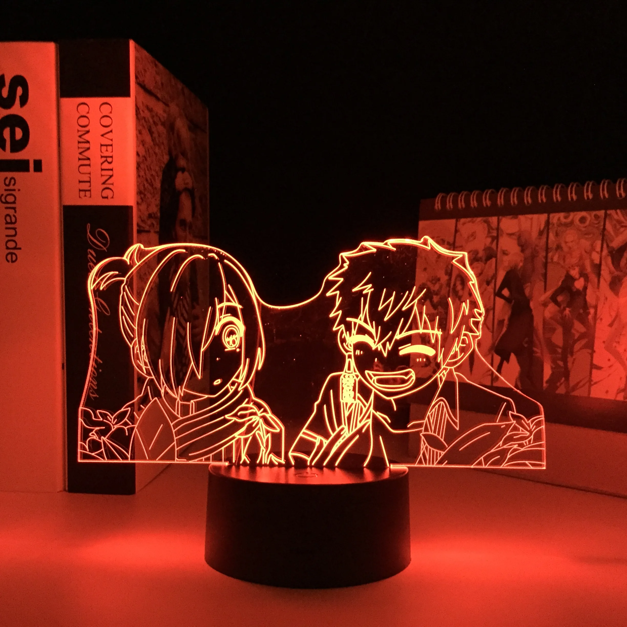 Anime Toilet Bound Hanako Kun Mitsuba X Kou 3D LED Lamp for Bedroom Decorative Nightlight Child Birthday Gift Acrylic LED Night
Anime Toilet Bound Hanako Kun Mitsuba X Kou 3D LED Lamp for Bedroom Decorative Nightlight Child Birthday Gift Acrylic LED Night