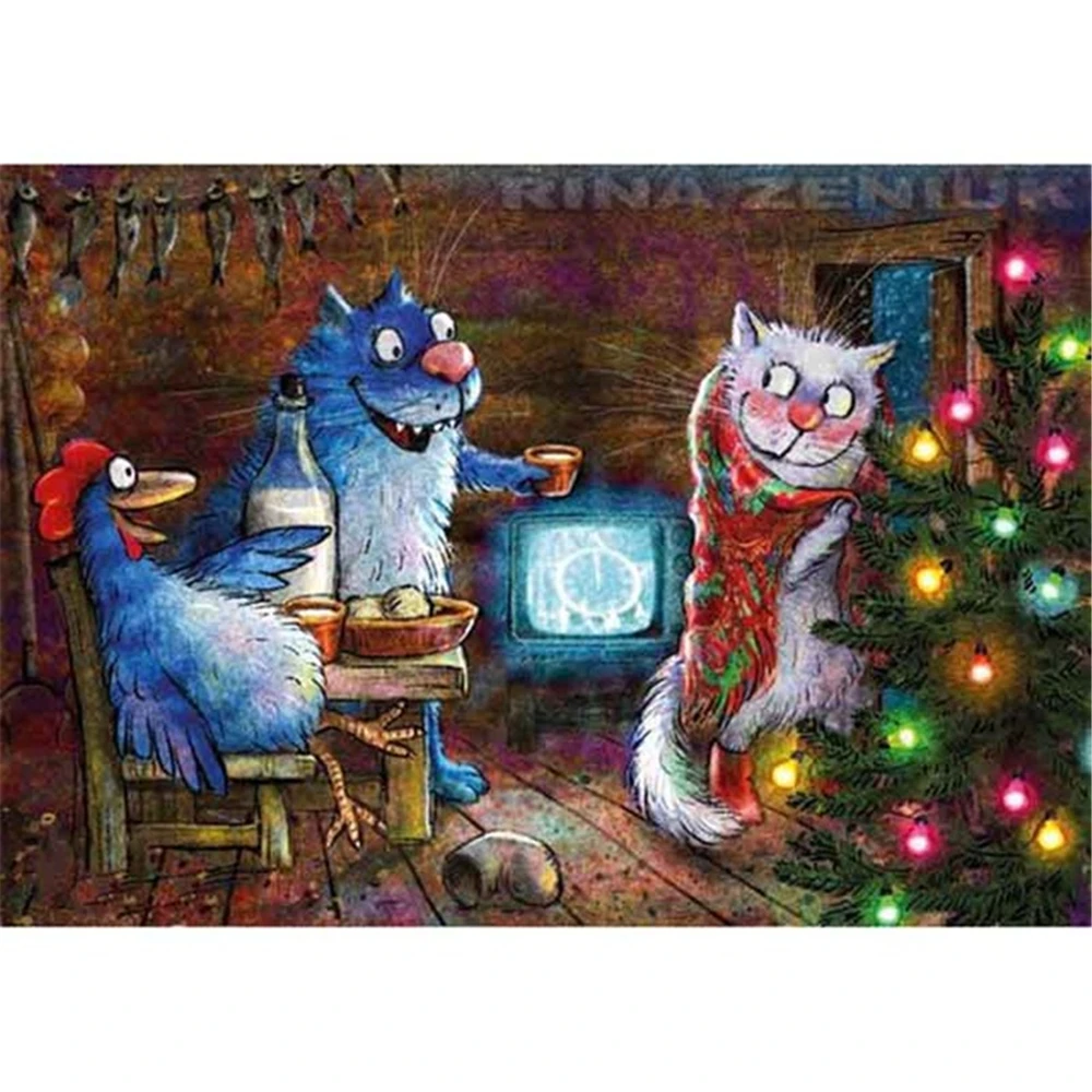 Cartoon Blue Cat Printed Canvas 11CT Cross Stitch DIY Embroidery Complete Kit DMC Threads Needlework Handiwork Hobby Decor
Cartoon Blue Cat Printed Canvas 11CT Cross Stitch DIY Embroidery Complete Kit DMC Threads Needlework Handiwork Hobby Decor