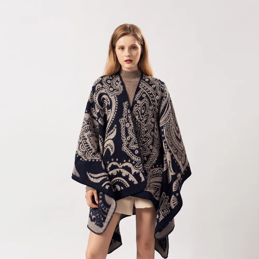Fashionable Autumn And Winter Hot Sale Big Cashew Cashmere Lady Scarf Wild Thick Warmth Shawl Cloak Шаль-плащ
Fashionable Autumn And Winter Hot Sale Big Cashew Cashmere Lady Scarf Wild Thick Warmth Shawl Cloak Шаль-плащ