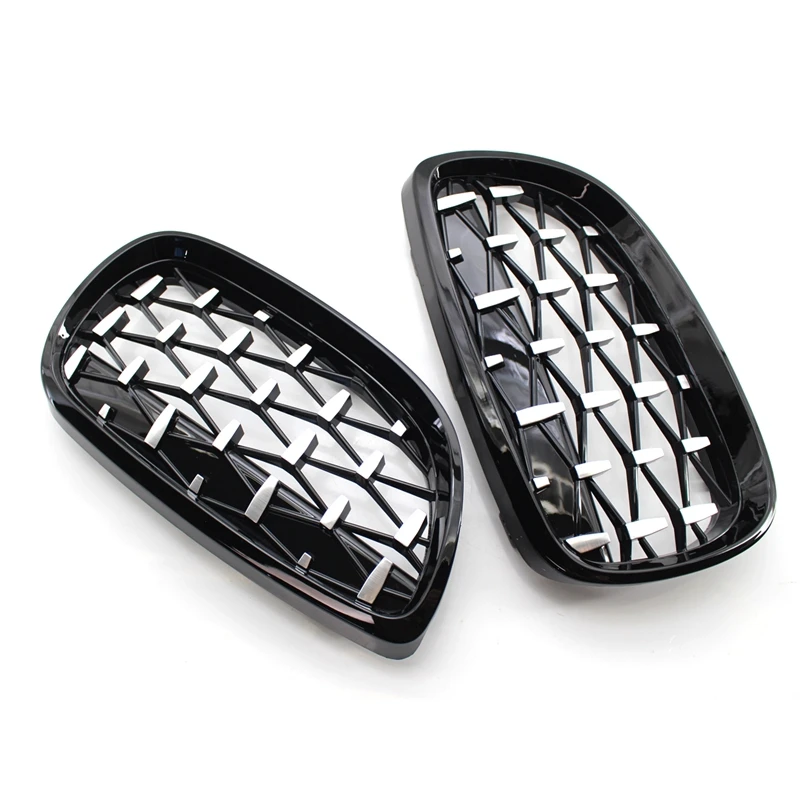Front Kidney Grill, Front Hood Diamond Grille Meteor Grill For-BMW 3 Series E92 E93 Coupe 2006-2010 Gloss Black+Chrome
Front Kidney Grill, Front Hood Diamond Grille Meteor Grill For-BMW 3 Series E92 E93 Coupe 2006-2010 Gloss Black+Chrome