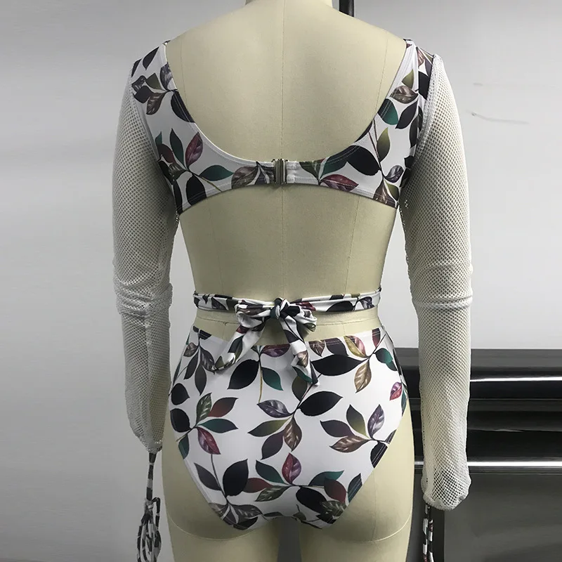 Women's 2021 Floral One Piece Swimsuit Women Long Sleeve Sexy Swimsuit Beachwear High Waist Bikini
Women's 2021 Floral One Piece Swimsuit Women Long Sleeve Sexy Swimsuit Beachwear High Waist Bikini