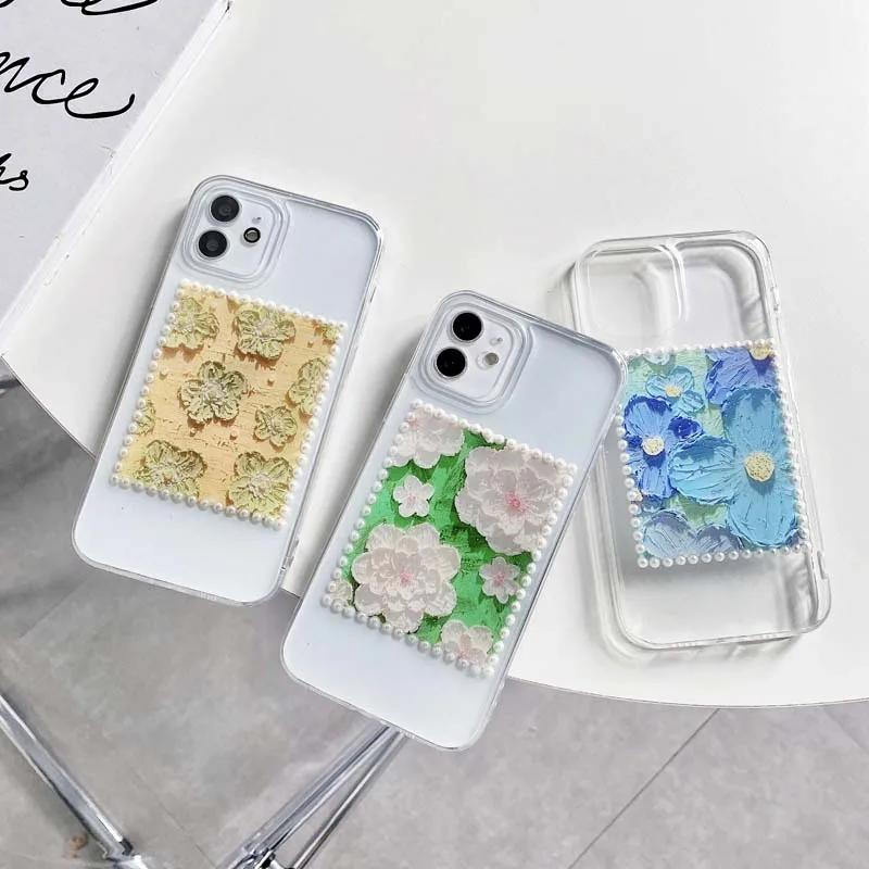 Flower Pearl transparent Phone Case For iPhone 12 11 Pro Max XR XS Max 7 8 Plus Soft Silicone Camera Protect clear Cover
Flower Pearl transparent Phone Case For iPhone 12 11 Pro Max XR XS Max 7 8 Plus Soft Silicone Camera Protect clear Cover