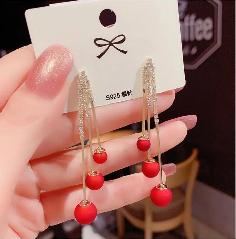 Long Earrings Women Bow Tassel Earings Front and Back Crystal Bowknot Drop Earring Female Long Temperament Butterfly Earrings
Long Earrings Women Bow Tassel Earings Front and Back Crystal Bowknot Drop Earring Female Long Temperament Butterfly Earrings