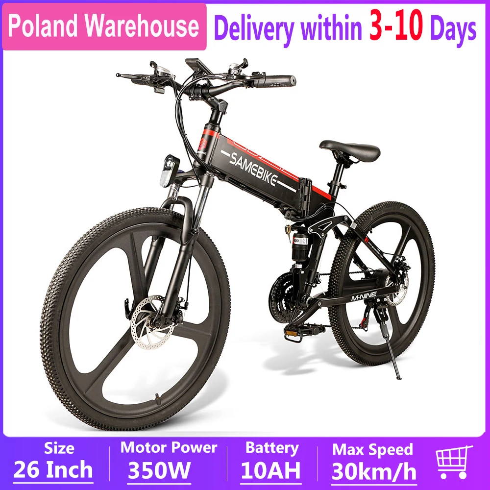 

26 дюймов складные Электровелосипеды Мощность Электрический велосипед e-велосипеда 48V 350 Вт мотор для взрослых горный велосипед Электрическ...