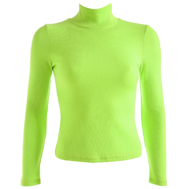 Women Long Sleeve Turtleneck Ribbed Knitted Sweater Neon Solid Slim Jumper Tops X7XC
Women Long Sleeve Turtleneck Ribbed Knitted Sweater Neon Solid Slim Jumper Tops X7XC