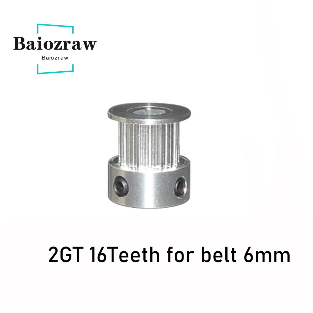 3D Printer Pulley Aluminum Timing Pulley 2GT 16teeth Bore 3/ 3.17/ 4/5/6/ 6.35mm Pulley for 2GT Belt Width 6mm GT2 16 Teeth 1pcs
3D Printer Pulley Aluminum Timing Pulley 2GT 16teeth Bore 3/ 3.17/ 4/5/6/ 6.35mm Pulley for 2GT Belt Width 6mm GT2 16 Teeth 1pcs