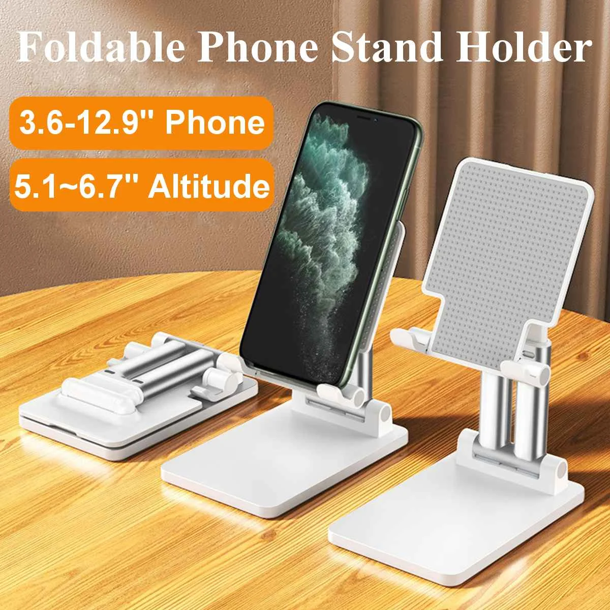 Anti-slip Holder Stand Universal Mobile Phone Support Tablet Stand for Desk Smartphone Holder Portable Angle&Height Adjustable
Anti-slip Holder Stand Universal Mobile Phone Support Tablet Stand for Desk Smartphone Holder Portable Angle&Height Adjustable