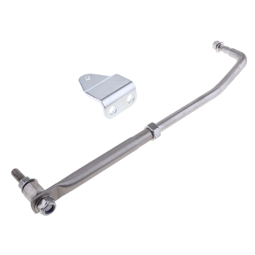 Outboard Steering Link Rod Stainless Steel Boat Outboard Shift Lever Tie Rod End Set Marine Prop Shaft for Boat Outboard Engine
Outboard Steering Link Rod Stainless Steel Boat Outboard Shift Lever Tie Rod End Set Marine Prop Shaft for Boat Outboard Engine