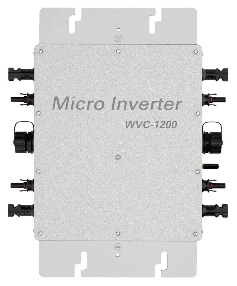 1200W MPPT Micro Grid Tie Solar Inverter with IP65 Waterproof 22-50VDC Input to 110V/120VAC Pure sine Wave WVC-1200W
1200W MPPT Micro Grid Tie Solar Inverter with IP65 Waterproof 22-50VDC Input to 110V/120VAC Pure sine Wave WVC-1200W