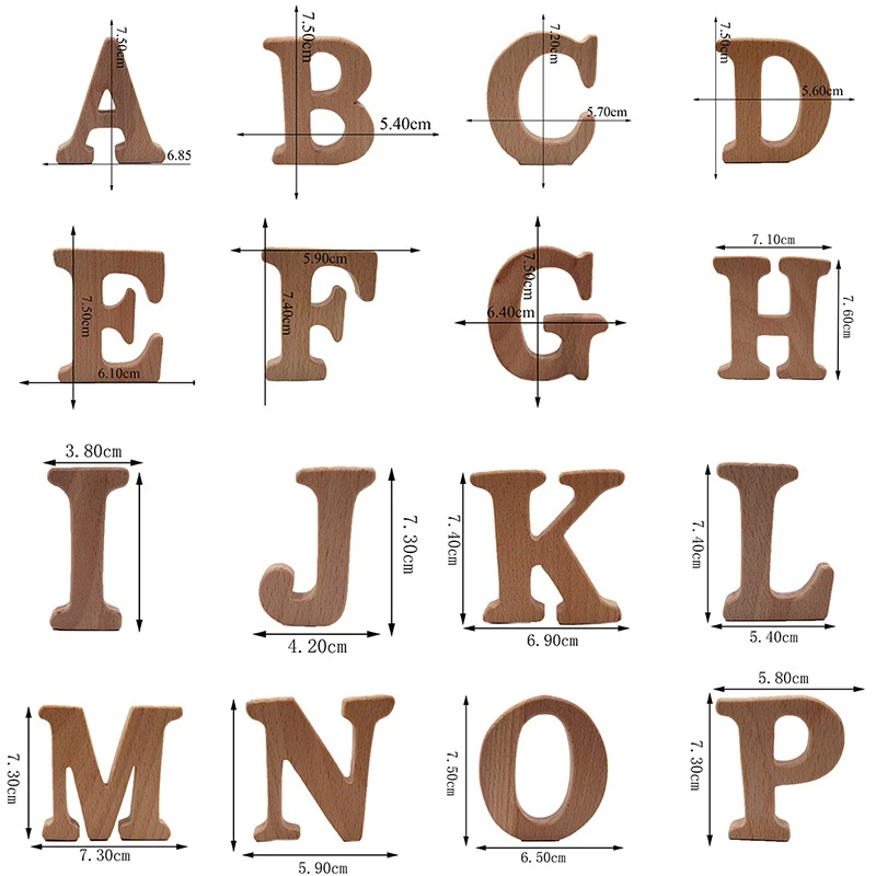 26pcs Letter Beech Blocks Nordic Wood Toys Montessori Educational Learning Toys for Kids DIY Baby Wooden Teether Accessories
26pcs Letter Beech Blocks Nordic Wood Toys Montessori Educational Learning Toys for Kids DIY Baby Wooden Teether Accessories