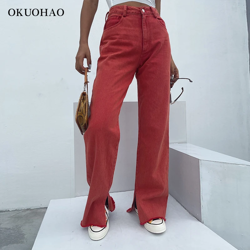 Wash Orange Straight Leg Jeans Women High Waist Split Slim Loose Mom Pants Fashion Casual Baggy Jean Wide Leg Boyfriend Trousers
Wash Orange Straight Leg Jeans Women High Waist Split Slim Loose Mom Pants Fashion Casual Baggy Jean Wide Leg Boyfriend Trousers