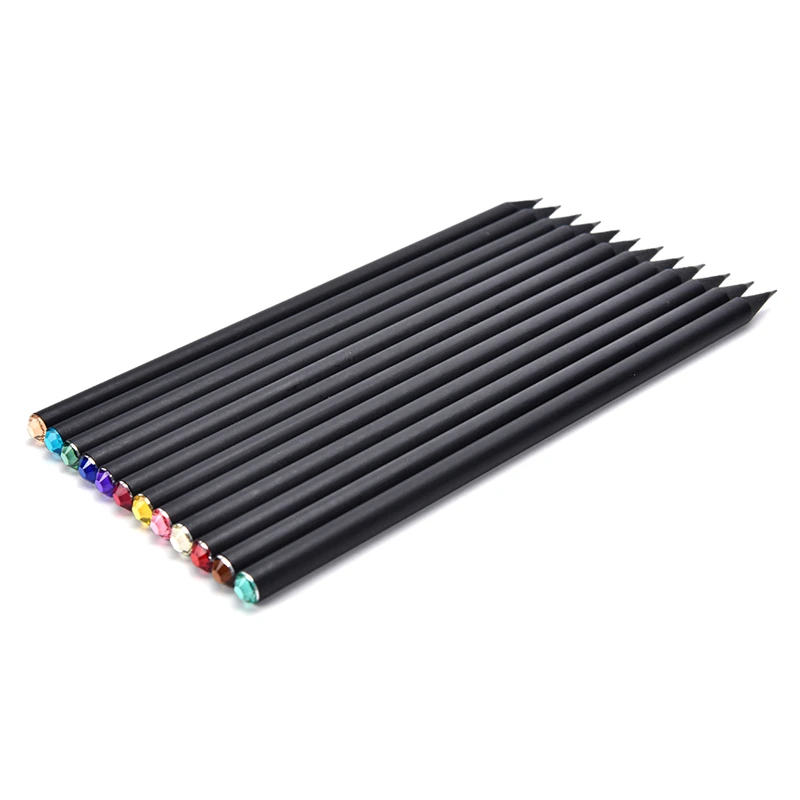 Black Rod Hb Pencil With Colorful Diamond Kawaii School Painting Drawing Writing Children Pencil 12pcs/set Drop Shipping
Black Rod Hb Pencil With Colorful Diamond Kawaii School Painting Drawing Writing Children Pencil 12pcs/set Drop Shipping