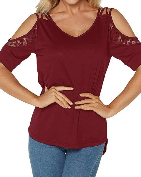 Women T-Shirt Top With Short Sleeve Stitching Cut-out Collar Size S-5XL Short Sleeve O-neck Casual Top Tees Plus Size
Women T-Shirt Top With Short Sleeve Stitching Cut-out Collar Size S-5XL Short Sleeve O-neck Casual Top Tees Plus Size
