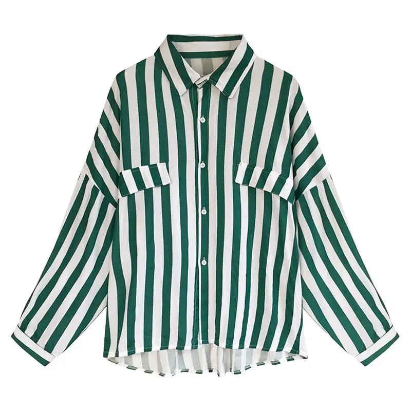 Fashion Women Striped Blouses Tops Work Wear Casual Blusas Mujer Smock Womens Chiffon Shirt Street Style Shirts Female
Fashion Women Striped Blouses Tops Work Wear Casual Blusas Mujer Smock Womens Chiffon Shirt Street Style Shirts Female