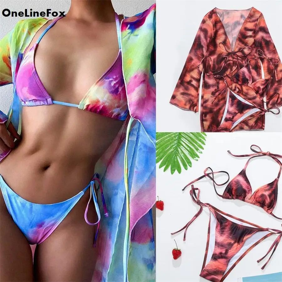 Женский комплект бикини OneLineFox, комплект из 3 предметов с кружевными вставками, бюстгальтер и трусики, блузка с длинным рукавом, сексуальный ...
Женский комплект бикини OneLineFox, комплект из 3 предметов с кружевными вставками, бюстгальтер и трусики, блузка с длинным рукавом, сексуальный ...