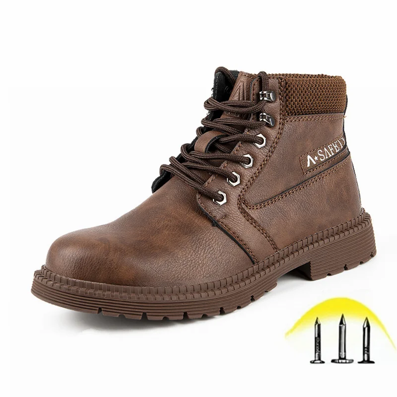 2020 Autumn Winter Work Boots Men Anti Smashing and Puncture-Proof Steel Toe Cap Safety Shoes Non-Slip Ankle Working Sneakers
2020 Autumn Winter Work Boots Men Anti Smashing and Puncture-Proof Steel Toe Cap Safety Shoes Non-Slip Ankle Working Sneakers