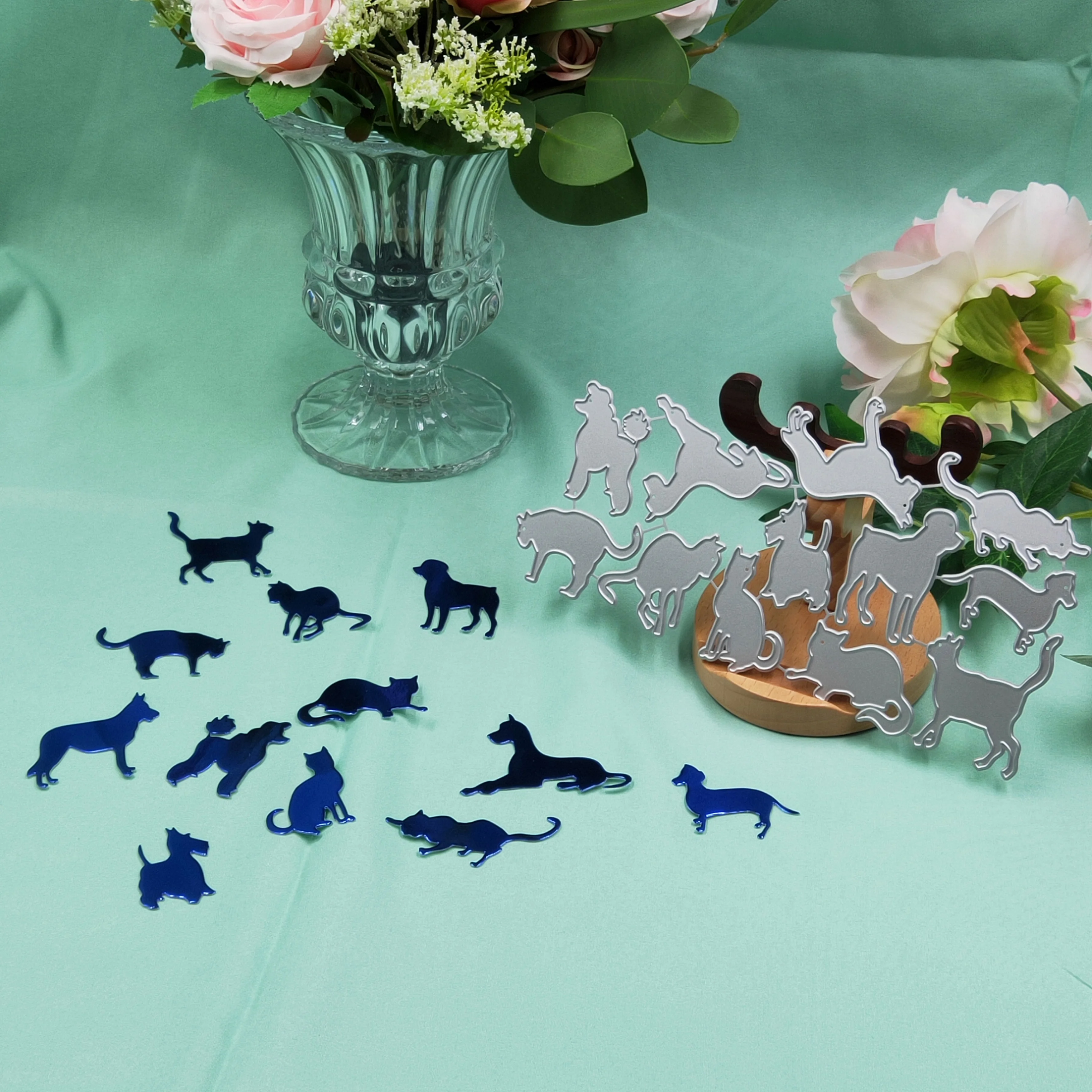 Cat and dog metal cutting die 2019 new DIY scrapbook for card embossing process dies for greeting CARDS and envelopes
Cat and dog metal cutting die 2019 new DIY scrapbook for card embossing process dies for greeting CARDS and envelopes