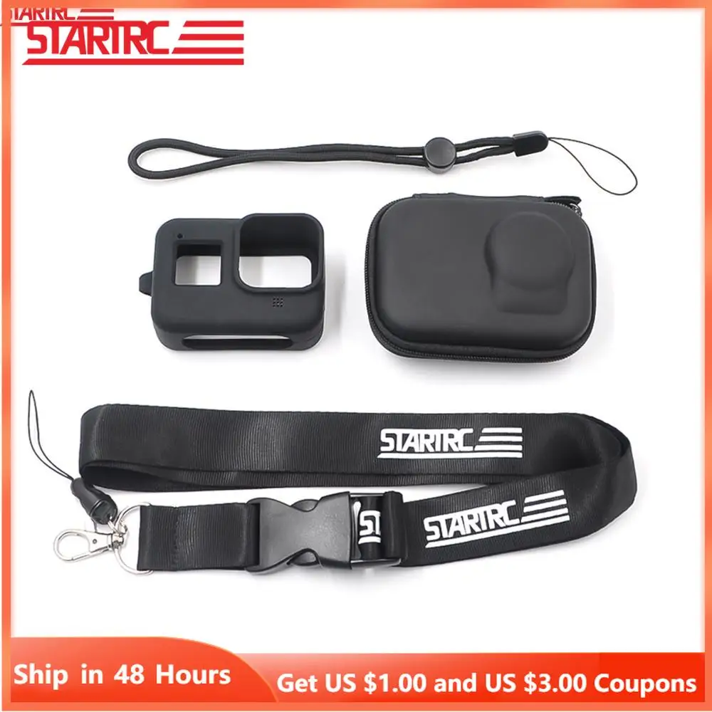 STARTRC Action Camera Accessory For GoPro Hero 8 Black Storage bag / Silicone Body Case / Protective lanyard For Gopro 8 Black
STARTRC Action Camera Accessory For GoPro Hero 8 Black Storage bag / Silicone Body Case / Protective lanyard For Gopro 8 Black