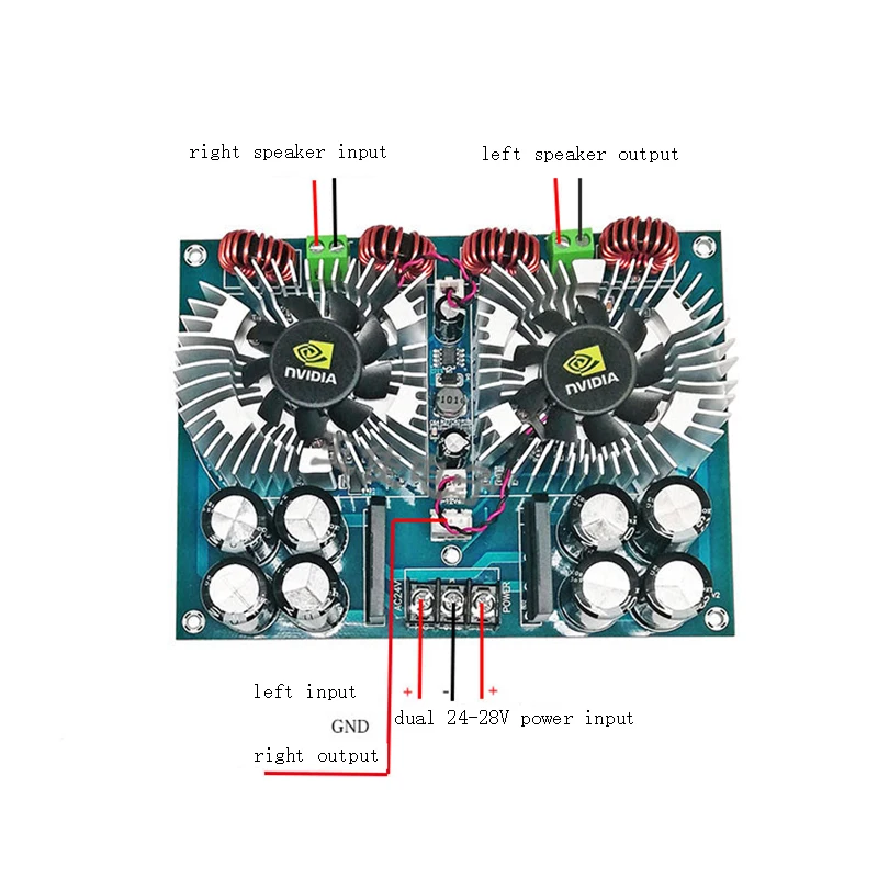 TDA8954TH Digital Audio Amplifier Board 420Wx2 Stereo Amp Class AD Amplificador BTL Power Amplifier For Home Theater T1335
TDA8954TH Digital Audio Amplifier Board 420Wx2 Stereo Amp Class AD Amplificador BTL Power Amplifier For Home Theater T1335
