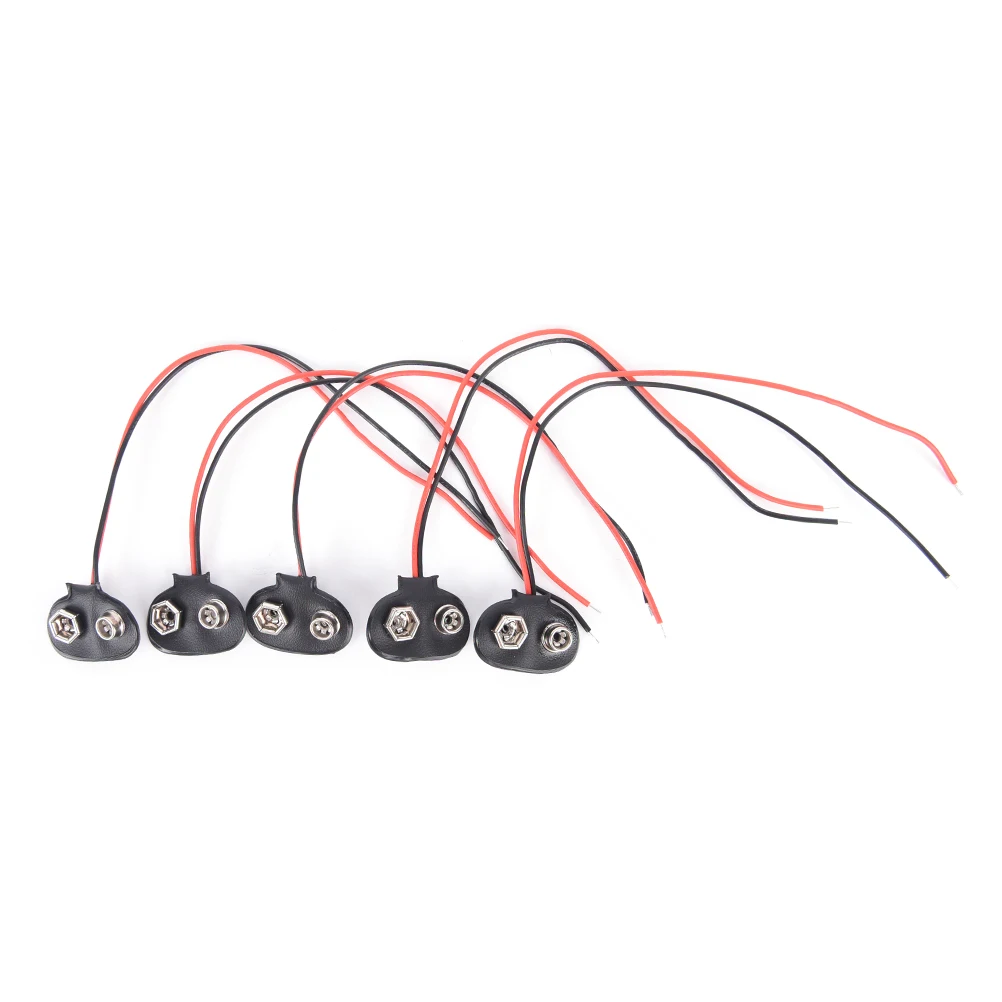 10PC 9 V Battery Buckle 6F22 Battery Holder Type T and I Cable Connector Line length 15CM DIY Tool Part
10PC 9 V Battery Buckle 6F22 Battery Holder Type T and I Cable Connector Line length 15CM DIY Tool Part