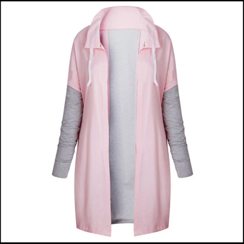 Fashion Autumn Winter Warm Coat Large Size Female Outwear Color Block Coat Drawstring Sweatshirt Soft Outer Clothing
Fashion Autumn Winter Warm Coat Large Size Female Outwear Color Block Coat Drawstring Sweatshirt Soft Outer Clothing
