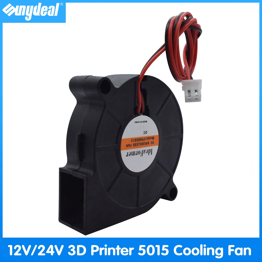 New Arrival 3D Printer Cooling Fan 12V 24V Oil Bearing Brushless Cooling Turbine 5015 Blower Fan for DIY 3D Printing Accessories
New Arrival 3D Printer Cooling Fan 12V 24V Oil Bearing Brushless Cooling Turbine 5015 Blower Fan for DIY 3D Printing Accessories