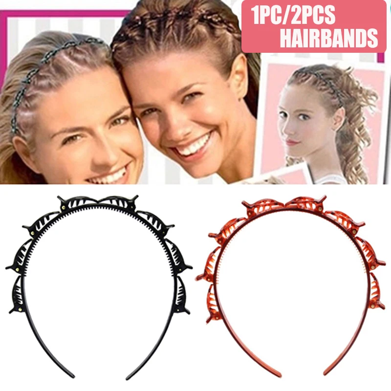 Обруч для волос Black Braider многоуровневая заколка инструмент укладки | Красота и