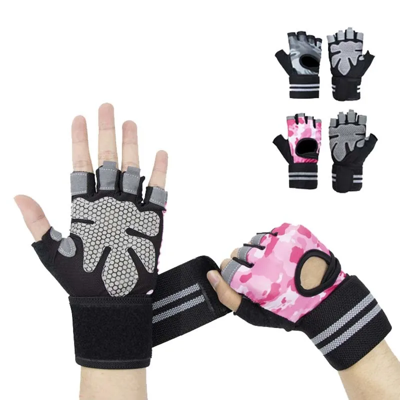Mountain Running Fitness Wrist Half Finger Gloves Women Men Silicone Non-Slip Sweat-Proof Breathable Bicycle Sports Glove
Mountain Running Fitness Wrist Half Finger Gloves Women Men Silicone Non-Slip Sweat-Proof Breathable Bicycle Sports Glove