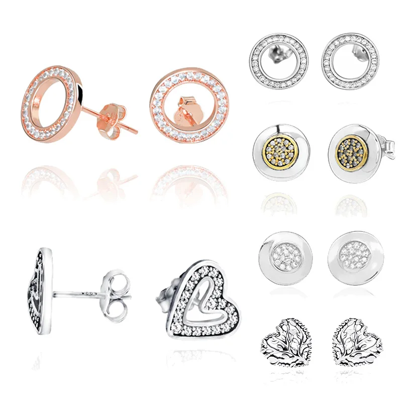 New 925 Sterling Silver Authentic Signature Forever Stud Earrings For Women Anniversary Sterling Silver Fine Jewelry Gift
New 925 Sterling Silver Authentic Signature Forever Stud Earrings For Women Anniversary Sterling Silver Fine Jewelry Gift
