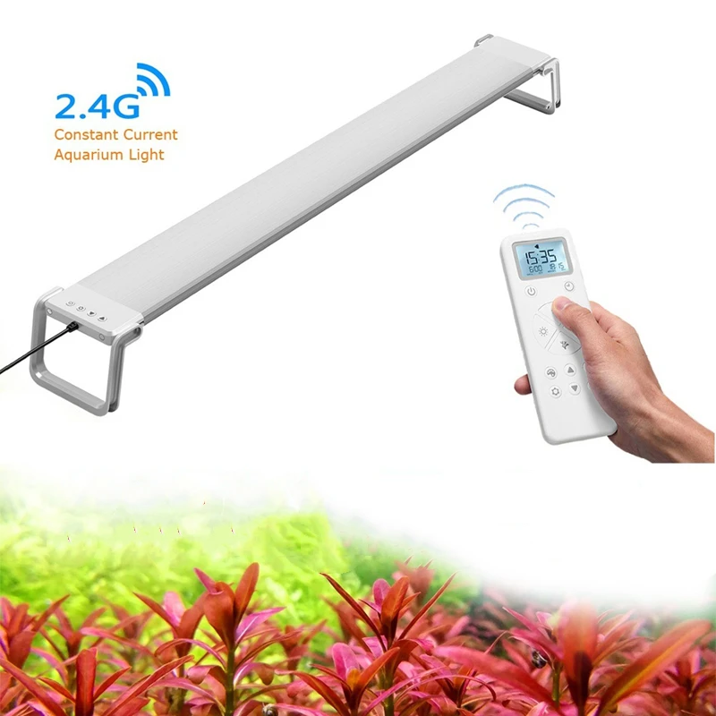 New product constant current fish tank light blue and white full spectrum aquarium light with 2.4G remote control aquatic light
New product constant current fish tank light blue and white full spectrum aquarium light with 2.4G remote control aquatic light