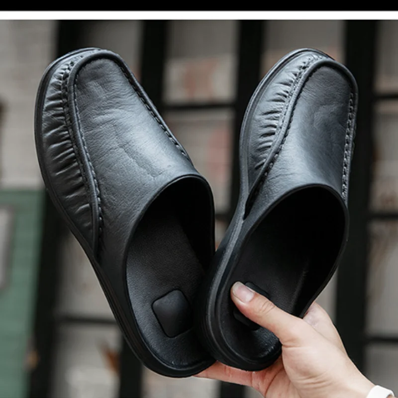 Baotou Slippers Men's Summer Lazy Sandals and Slippers Lightweight Non-slip Beach Slippers Waterproof Large Size Men's Sandals
Baotou Slippers Men's Summer Lazy Sandals and Slippers Lightweight Non-slip Beach Slippers Waterproof Large Size Men's Sandals
