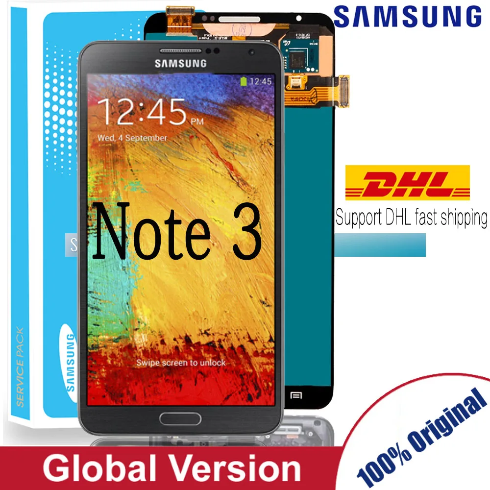 Оригинальный сенсорный ЖК экран 5 7 дюйма AMOLED для samsung Galaxy Note3 Note 3 N9005 N900 ATAT|Экраны