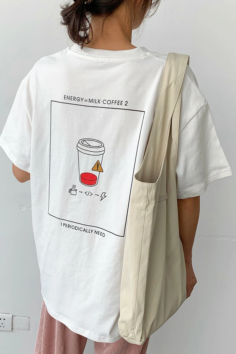Female T-Shirt Backside Printed Women Hipster Streetwear Print White Plus-Size Homme
Female T-Shirt Backside Printed Women Hipster Streetwear Print White Plus-Size Homme
