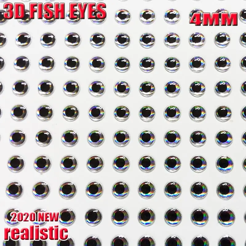 Лидер продаж 2020 3D рыболовные приманки глаза для ловли нахлыстом выберите три
