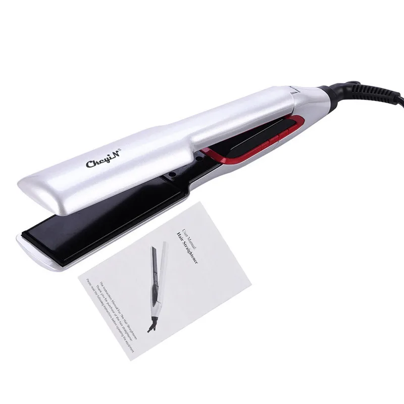 LCD Temperature Display Electric Hair Straightener Ceramic Wide Aluminum Plate Straightening Flat Iron Barbershop Hairdressing 0
LCD Temperature Display Electric Hair Straightener Ceramic Wide Aluminum Plate Straightening Flat Iron Barbershop Hairdressing 0